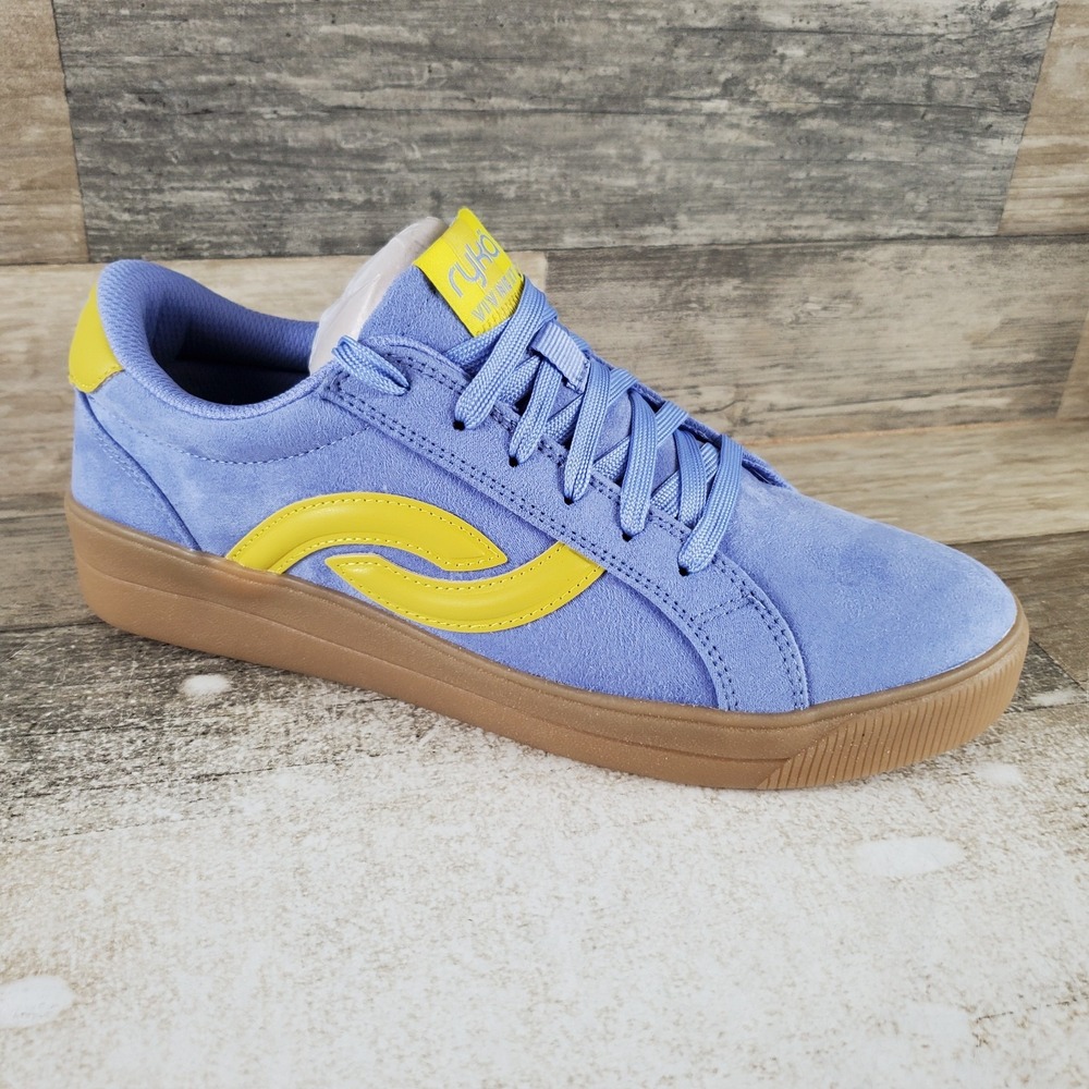 Ryka Viv Next Womens Shoes Sz 8.5 M Suede Lace Up Sneakers